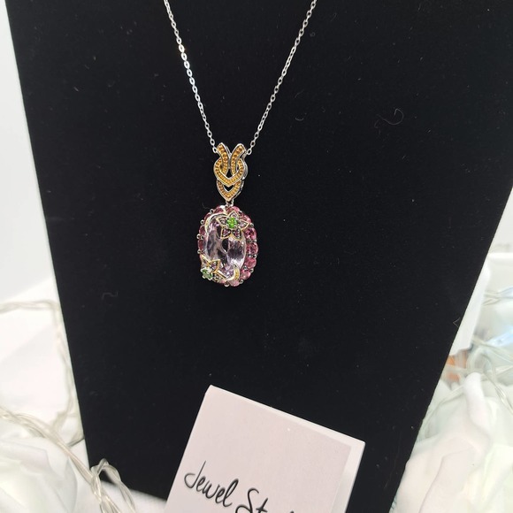 ONE of A KIND necklace and Work of Art by Shweta Bhargava Sterling Silver - Picture 6 of 14